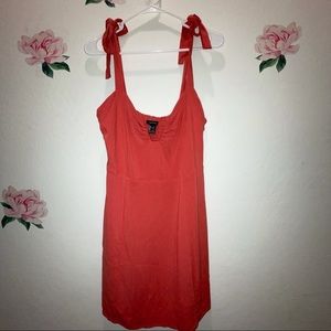 Forever21 Tie Straps Mini Dress